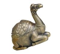 LALAFINA Cendrier Coupe-Vent en Métal de Chameau avec Couvercle, Grand Modèle pour Salon, Accessoire Fumeur Intérieur et Extérieur, Cendrier Vintage Décoratif et Pratique, Conteneur