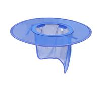 LALAFINA Chapeau de Protection Solaire avec Visibilité et Moustiquaire Écran de Cou pour Casque de Chantier Accessoire Pratique et Confortable pour Travaux Extérieur