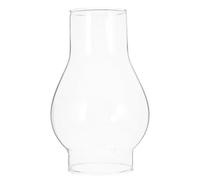 LALAFINA Cheminée de Lampe à Pétrole en Verre Vintage Abat-jour Élégant, Design Coupe-vent et Installation Facile pour Décoration Intérieure et Activités Extérieures