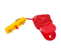LALAFINA arrêt d'urgence Rouge pour Tapis de Course avec Double Broche, Fonctionnement Stable et Clip de Sécurité pour Séances de Fitness en Salle