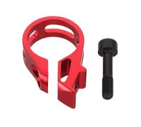 LALAFINA Clip de Fixation de Fil Pince pour Composant de Vélo Bride de Fixation du Levier de Vitesses Alliage D'aluminium Rouge pour Guidon 22,2mm Câble de Vitesses