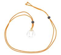 LALAFINA Collier Bouteille en Verre Pendentif Fiole Ouvrable, Portable et Élégant, Bijou Unique pour Femme, Médaillon Souvenir et Accessoire de Mode