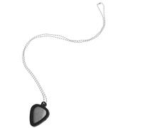 LALAFINA Collier Guitare en Acier Inoxydable Pendentif Médiators en Silicone, Longueur Réglable pour Usage Quotidien et Occasions Décontractées