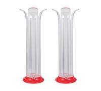 LALAFINA Coupe-tomates Cerises 2 Pièces en Pp et Ps, Trancheuse Détachable pour Découpe Uniforme de Fruits et Pizza, Outil Pratique Cuisine et Salade