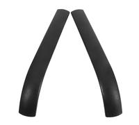 LALAFINA Coussins D'accoudoir de Rechange en Plastique Noir pour Chaise de Bureau et Chaise de Formation, Compatibles et Résistants la Déformation, Forme Tube Rond