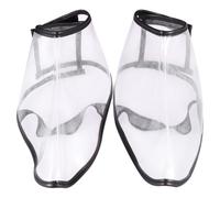 LALAFINA Couvre-chaussures en Silicone pour Coiffeurs, Protection Anti-fragments Cheveux, Taille S, Pratique et Facile à Porter pour Salon de Coiffure