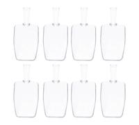 LALAFINA Cuillères Doseuses Multifonctions Lot de 10 Pelles à Glace en Plastique Transparent pour Bonbons et Thé Ustensiles Pratiques pour Maison et Buffet de Desserts