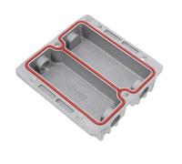 LALAFINA Culasse de Compresseur d'Air en Aluminium Compact pour Atelier, Tête de Cylindre Silencieuse sans Huile, Accessoire de Remplacement pour Outils Pneumatiques Professionnels