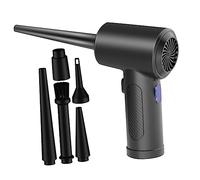 LALAFINA Dépoussiéreur d'air sans Fil Rechargeable pour Clavier Et Pc, Souffleur d'air Puissant Portable, Kit De Nettoyage Électronique, Usage Bureau Et Informatique, Compact Et Léger Bleu