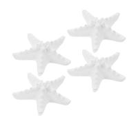 LALAFINA Diffuseur Aromathérapie Galet Étoile De Mer 4 pièces Plâtre Parfumé pour Voiture Maison Et Bureau Décor Suspendu