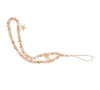 LALAFINA Dragonne Téléphone Portable en Alliage Métal Doré Breloques Perles, Chaîne Décorative Antidérapante, Bracelet Charme pour Femme, Accessoire Polyvalent Taille Unique