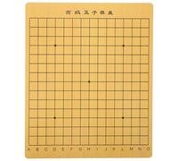 LALAFINA Échiquier Double Usage en Bois Plateau Compact, Accessoire de Jeu de Société pour Parties Familiales et Amateurs D’Échecs Chinois