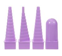 LALAFINA Enrouleur de Papier pour Quilling DIY 4pcs en Plastique Pourpre, Outil de Quilling Résistant la Chute, pour Emballage Décoratif et Dortoir