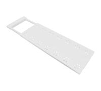 LALAFINA Étagère de Placard Extensible à Tension en Plastique, Réglable 32-48 Cm X 10 Cm, Organisateur Pratique pour Penderie et Armoire, Support de Rangement Polyvalent pour Dressing