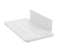 LALAFINA Étagère Murale de Rangement Blanche en Abs, Organisateur de Salle de Bain sans Perçage Surface Lisse et Coins Arrondis, pour Toilettes