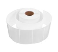 LALAFINA Étiquettes Autocollantes Blanches Papier Adhésif Résistant Eau et Huile Compatibles Imprimantes Jet Encre et Thermique pour Organisation Stockage Bocaux et Expéditions