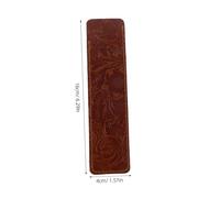 LALAFINA Étui À Stylo en Cuir pour Un Seul Stylo : Étui À Crayons Vintage, Étui De Transport Souple Et Protecteur pour Stylo Plume, pour Fournitures Scolaires Et De Bureau
