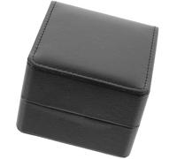 LALAFINA Étui de Montre en Polyuréthane Robuste 5 Emplacements Boîte de Rangement pour Montres Homme Coffret de Voyage 12X11X8 CM Organisateur