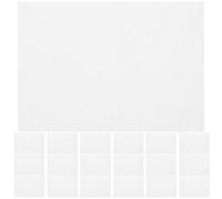LALAFINA Feuilles de Plastification Auto-adhésives Feuilles de Plastifieuse pour Bureau Lot de 20 Films Transparents Brillants Protecteurs Protection Eau et Saleté pour Photos A4 Usage