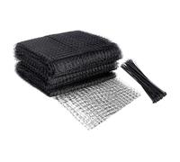 LALAFINA Filet de Protection en Nylon Noir 1 Set pour Animaux, Clôture de Jardin Portable et Finement Polie, pour Aménagement Paysager et Allée