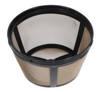 LALAFINA Filtre à Café Permanent en Nylon Doré, Panier Cylindrique Facile à Nettoyer, Accessoire pour Machines à Café en Environnements de Bureau