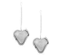 LALAFINA Filtres à Thé Chaîne en Acier Inoxydable Lot de 2 Forme Cœur Filtre à Thé Multifonction pour Infusion D'épices, pour Maison et Bureau