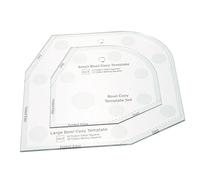 LALAFINA Gabarit de Bol Acrylique pour Couture Diy Modèle de Confort pour Saladiers Règle de Patchwork Accessoire de Couture Pratique et