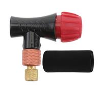 LALAFINA Gonfleur Co2 pour Pneus Tubeless, Éponge Co2, Tête de Gonflage en Alliage, Valve de Contrôle, Housse en Mousse, pour Vélos et Vélos de Route, Course et Quotidiens