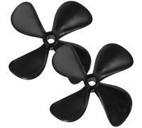 LALAFINA Hélice pour Bateau Radiocommandé Quadripale 50 MM en Polycarbonate Trou de 4 MM Sens Antihoraire et Horaire, Adaptée Modélisme Naval et Kayak Télécommandé