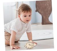 LALAFINA Horloge Montessori Diy pour Garçon Fille Éducatif Apprentissage Précoce à Peindre Horloge Pédagogique pour Garçon et Fille Accessoires Remplaçables pour Busy Board
