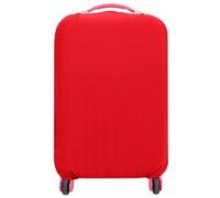 LALAFINA Housse de Valise Extensible Rouge en Tissu Stretch, Protège la Poussière Rayures, pour Valise de Voyage et Bagage Trolley