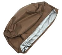 LALAFINA Housse Imperméable pour Table à Thé en Polyester Argenté 190, Protège Mobilier de Jardin L'humidité Griffes D'animaux, pour Décoration Extérieure
