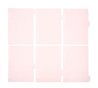 LALAFINA Intercalaires A5 : intercalaires à onglets pour classeur à 6 anneaux pour journaux, cahiers, planificateurs