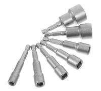 LALAFINA Jeu de Douilles à Écrou avec Adaptateur de Perceuse Extracteurs de Boulons et Clés Internes Externes Outil Pratique et Compact pour Voitures et Machineries