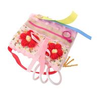 LALAFINA Jeu Sensoriel Autisme en Tissu et Plastique Rose, Réduction du Stress et Stimulation Sensorielle pour Soins à Domicile et Seniors