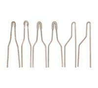 LALAFINA Kit 6 Pointes de Remplacement en Métal pour Stylo Pyrograveur, Usage en Pyrogravure sur Bois et Activités Manuelles