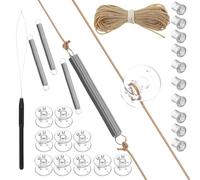 LALAFINA Kit de Réparation Élégant et Pratique pour Store Plissé de Camping -Cordon de Retenue, Plastique Marron pour Accessoires de Camping