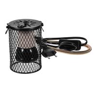 LALAFINA Lampe Chauffante pour Reptiles Céramique Lumière Chauffante pour Terrarium Source de Chaleur Fiable pour Lézards et Petits Animaux Protection Anti-morsure Compatible