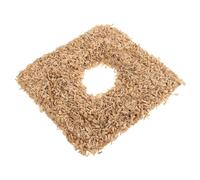 LALAFINA Litière pour Poules en Balle de Riz Naturelle 1,5kg, Nidification | Coques de Riz, Changement Rapide et Simple, Absorption, pour Petits Oiseaux et Petits Animaux