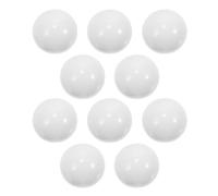 LALAFINA Lot de 10 Boules de Roulette Blanches 14 MM pour Roues de Roulette Russe 12-16 Pouces Accessoires de Jeu Social