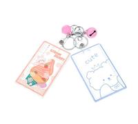 LALAFINA Lot De 2 Étuis en Acrylique pour Cartes D'identité Pochettes Portables pour Cartes D'étudiant pour Cartes De Visite