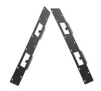 LALAFINA Lot De 2 Gâches De Porte : Plaques De Renfort Pour Trou De 4,4 cm X 2,2 cm Pour Montant De Porte ; Protections De Sécurité Pour Pêne Dormant