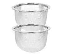 LALAFINA Lot de 2 Infuseurs à Thé en Acier Inoxydable 8,5 Cm Filtre à Mailles Fines pour Thé en Vrac Multifonctionnelles et Cafetière Nettoyage Facile Accessoires