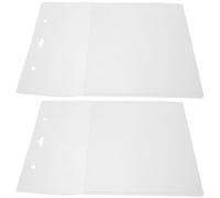 LALAFINA Lot de 2 Porte-Documents Muraux Suspendus en PP Format Vertical 24 X 33 X 1 CM Support Mural pour Organiseur de Dossiers pour Bureau Maison et Salle de Réunion Rangement pour