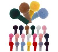 LALAFINA Lot de 24 Barrettes à Pompons pour Garçon et Filles, Accessoires pour Cheveux de Filles, Maintien Sécurisé et Design Kawaii, pour Coiffures Stylées Couleur Couleur Aléatoire