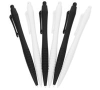 LALAFINA Lot de 6 Stylets Capacitifs en Plastique pour Écrans Tactiles et Tablettes LCD, Design Adapté aux Garçon et Filles, Réutilisables pour Dessin et Écriture Facile