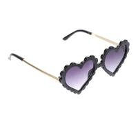 LALAFINA Lunettes de Soleil Anti-uv pour Garçon et Filles à Motif Cœur, Design Charmant et Robuste en Pc, pour Fête Estivale et Voyages en Plein Air