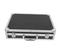 LALAFINA Malette Aluminium Boîte à Outils Antichoc Rangement Multifonctionnel pour Outils et Équipements pour et Bricoleurs Couleur Noire Portable et Durable