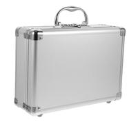 LALAFINA Mallette Outil Métal avec Code Boîte De Rangement Robuste à Poignée Mallette Multifonctionnelle pour Outils Et Accessoires Protection Renforcée pour Usage