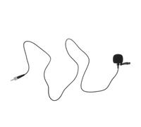 LALAFINA Microphone à Pince Cravate Filaire avec Verrou 3, 5mm pour Prises